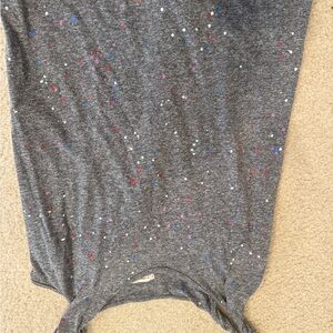 Current/Elliott Gray Speckled Tank Top